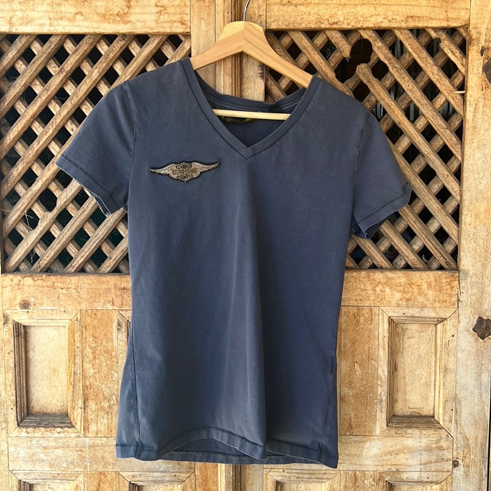 Harley Davidson V-neck Tee Shirt